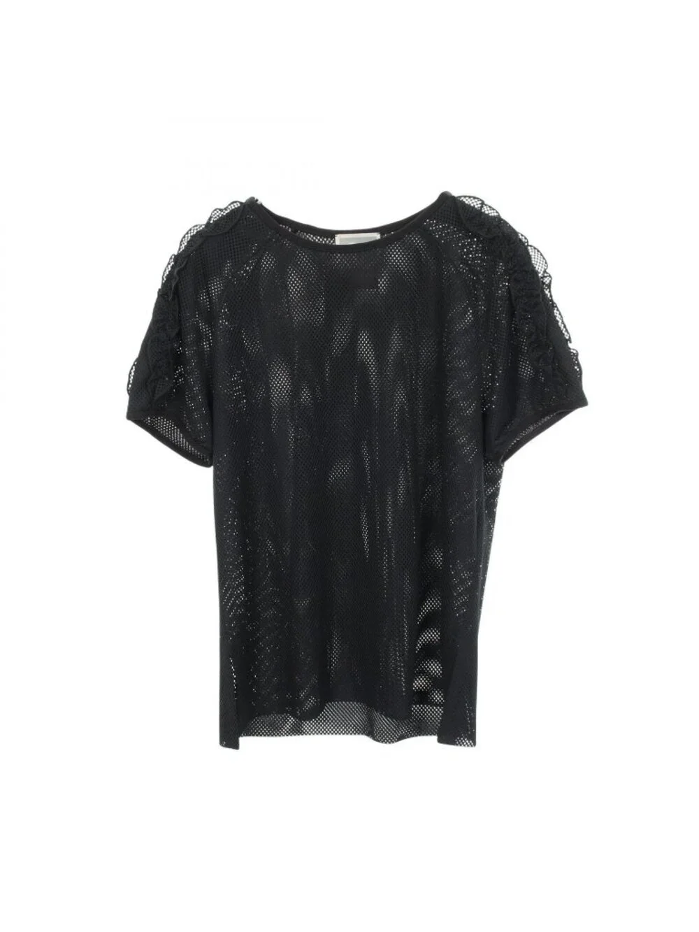 Chanel Mesh Ruffles Top